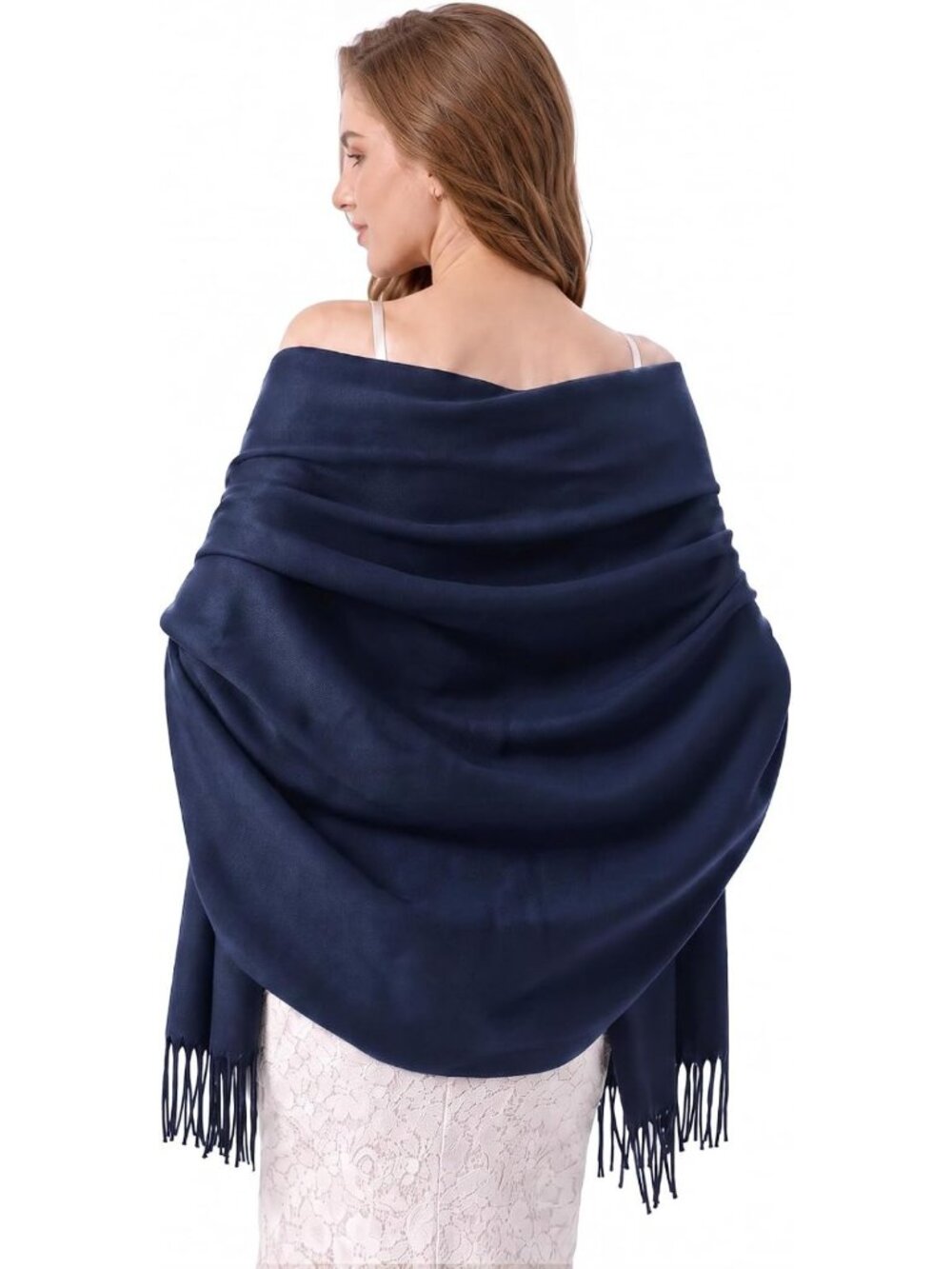 Cozy Cashmere Feel Women's Scarf Shawl Wrap - Perfect for Winter & Weddings